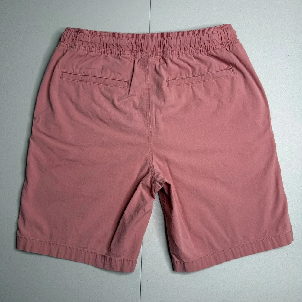 Banana Republic Mens Small Pink‎ Elastic Waist Drawstring Cotton Shorts